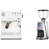 Ascaso Steel UNO PID, White&Wood + Eureka Atom Specialty 65, chrome