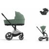 Cybex Platinum CYBEX Priam Travel Set + Aton B2 i-Size leaf green 2024 chrome with black details