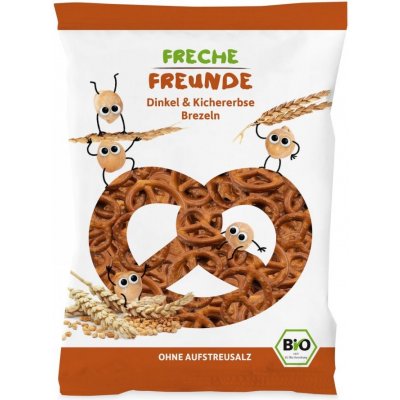 Freche Freunde Bio Špaldové preclíky s cizrnou 75g