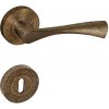 Dverové kovanie MP Spirit R (OBA - Antik bronz), kľučka-kľučka, WC kľúč, MP OBA (antik bronz)