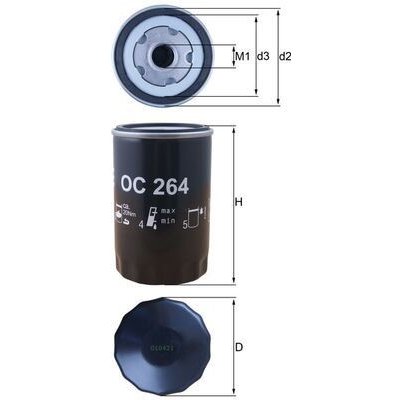 Olejový filter KNECHT OC 264