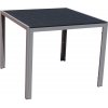 Rauman Záhradný stôl Fargo, štvorcový, čierna / sivá