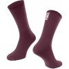 Ponožky FORCE LONGER SLIM, vínové S-M/36-42