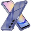 Techsuit - Shockproof Clear Silicone obal pre Samsung Galaxy A25 5G - dymovo čierny