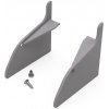 Lexan KRYTKY_K_SPROFILU_2_KS_P_A_L_-_SEDE Plastové krytky k S-profilu PL Krytka 2S: Ľ+P