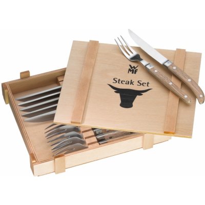 WMF Nuova 1291436046 steak knives and forks 12 pieces