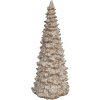 Clayre & Eef Béžová dekorácia vianočný stromček Christmas Tree - Ø 13*30 cm - Clayre & Eef
