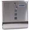 Poštová schránka s priehradkou na noviny Verk Group sivá