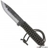 Kanetsune Seki Japan Karasu Blue Steel Paracord Field Knife 125 mm