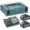 MAKITA 191J97-1 aku súprava XGT 40V, 2*BL4040 + nabíjačka DC40RA, systainer Makpac