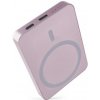 Power bank EMOS WI 522, 5 000 mAh, 20 W+Wireless, lososová