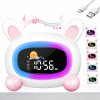 INTELIGENTNÝ HODINOVÝ BUDÍK NOČNÁ LAMPA ČASOVAČ BIELY ŠUM PRE DETI
