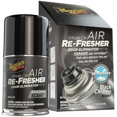 Meguiar's Air Re-Fresher Odor Eliminator Black Chrome 71 g