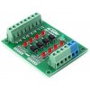 LaskaKit_cz 4-kanálový modul optoizolátoru PC817 5V na 24V