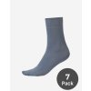 7 Pack Bambusové klasické vysoké ponožky