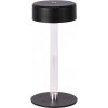 V-Tac | LED Stmievateľná nabíjacia stolná lampa LED/3W/5V 3000-6000K čierna | VT1741