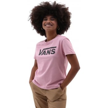 Vans WM FLYING V CREW TEE FLYING V LILAS