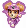 Carbotex · Tvarovaný 3D vankúšik Tlapková patrola - Paw Patrol - motív Skye v akcii - 41 x 34 cm