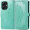 Peňaženkové puzdro Embossing Pattern Mandala Flower zelené – Infinix Hot 30i
