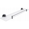 Nimco Polica s ohrádkou, 60 cm UNIX ČIERNA - UNC 13091BX-60-90