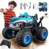 VEĽKÉ DIAĽKOVO OVLÁDANÉ AUTO MONSTER TRUCK RC PRE DETI 2,4 GHZ 13 KM/H