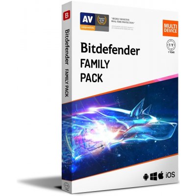 Bitdefender Family pack - 15 lic. 12 mes.