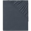Livarno Home Napínacia džersejová plachta tmavosivá 140-160x200