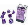 Chessex Sada kostek Chessex Borealis Luminary Royal Purple/Gold Polyhedral 7-Die Set