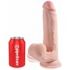 Realistické 3D Dildo Cock Swinging Balls 19 x 5,2 cm - gb30667