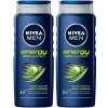 NIVEA MEN Sprchový gél Energy 2 x 500 ml