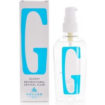 Kallos Glossy Restructural Crystal Fluid olej a sérum na vlasy 80 ml