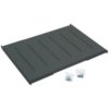 Triton Polička s perforací 1U/750mm, max.nosnost 150kg, čer. RAB-UP-750-H4
