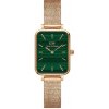Daniel Wellington Quadro Pressed Mesh Rose gold/Green DW00100437