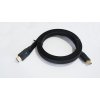 Plochý HDMI kábel 2.1 2 m čierny 8K