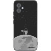 Picasee silikónový čierny obal pre Motorola Moto G14 - Astronaut
