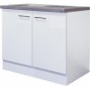 Flex-Well Kuchynská skrinka Joelina pod drez, vr. drezu, 100 x 86 x 57,1 cm
