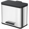 Odpadkový koš Hailo Öko trio Plus L 0633-200, 3 x 9 litrů, nerez