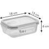 Tescoma Dóza FRESHBOX GLASS 0,4 l až 1,5 l objem: 0,6 l
