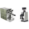 Stone Espresso Mine Green + Eureka Mignon Zero 65 All Purpose, CR white
