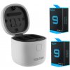 TELESIN 3-SLOT VODOTESNÝ NABÍJACÍ BOX PRE GOPRO HERO 9 + 2 BATTERIES (GP-BTR-905-GY)