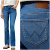 Wrangler BOOTCUT Raven dámske rozšírené rifle