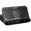 Blitzwolf BW-S27 160W, 2xUSB-A, 4xUSB-C, 15W wireless charger (black)