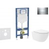 Geberit Duofix - Set predstenovej inštalácie, klozetu Oudee Vortex a dosky softclose, tlačidlo Sigma30, chróm SANI11CA1153B