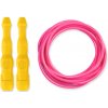 Ninja Rope - Švihadlo na kondícii, nastaviteľná dĺžka, vhodné ako parťák do fitka. Vyber farbu rukovätí:: Žlté, Vyber priemer lanka:: 4 mm – ľahšie a rýchlejšie (odporúčané pre ženy a deti), Farba lan