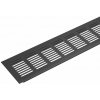 Met Gal KR-445 800 x 80 mm čierna