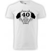 Pánske tričko trvalo mi 40 rokov new (Narodeninové tričko k 40 narodeninám)