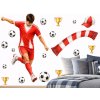 Nalepte.cz Futbalista Bayernu Mníchov úpravy na prianie nálepka Bundesligy na stenu list 52 x 75 cm