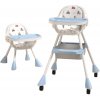 Detská jedálenská stolička 2v1 Simple - Sky Blue