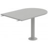 OFFICE PRO s.r.o. HOBIS prídavný stôl jednací oblúk - CP 1200 3, šedá