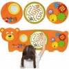 Viga Toys VIGA senzorická tabuľa Manipulačný medvedík FSC Certifikované Montessori